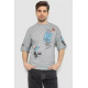 Футболка чоловіча з принтом, колір сірий, 244R20139
