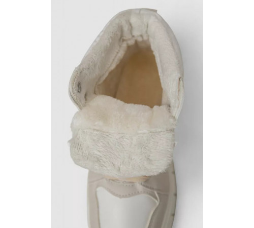 Кросівки жіночі зимові на хутрі, колір біло-бежевий, 248RMB02