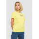 Женская футболка с принтом, цвет желтый, 238R57384-1