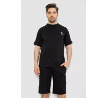 Костюм мужской повседневный, цвет черный, 238R1570-1.