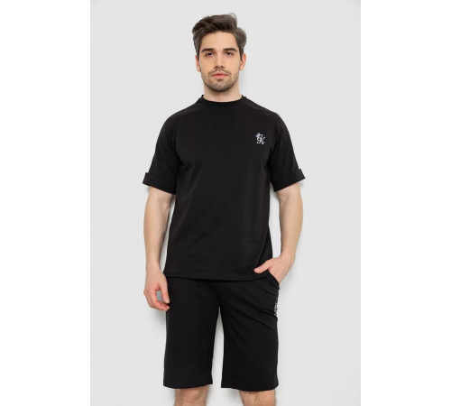 Костюм мужской повседневный, цвет черный, 238R1570-1.