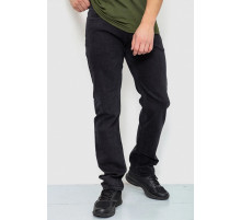 Джинсы мужские однотонные, цвет черный, 244R115.