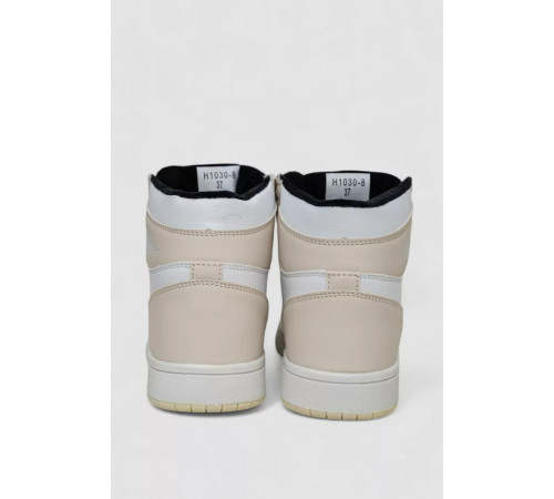 Кроссовки женские зимние на меху, цвет бело-бежевый, 248RH1030