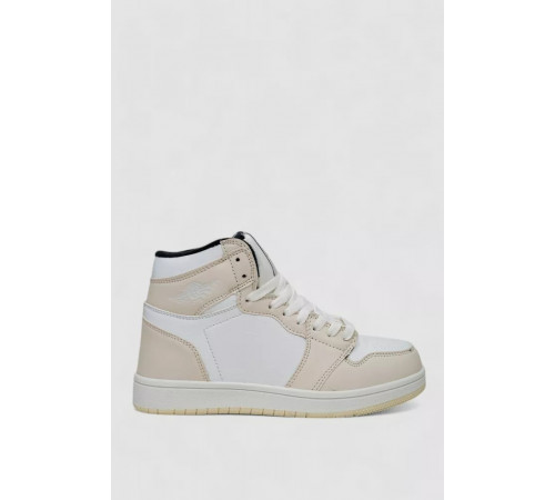 Кроссовки женские зимние на меху, цвет бело-бежевый, 248RH1030