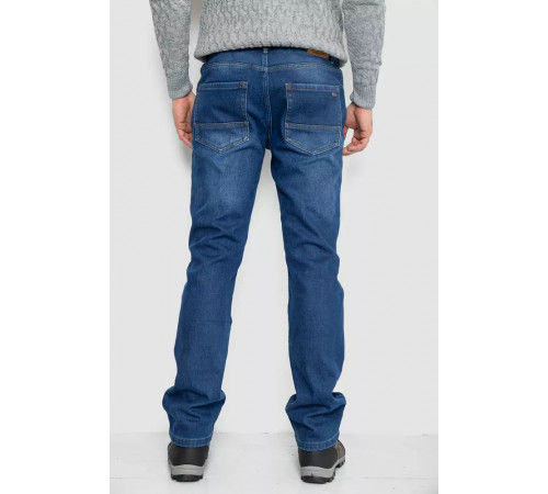 Джинси чоловічі на флісі, колір синій, 254R2405