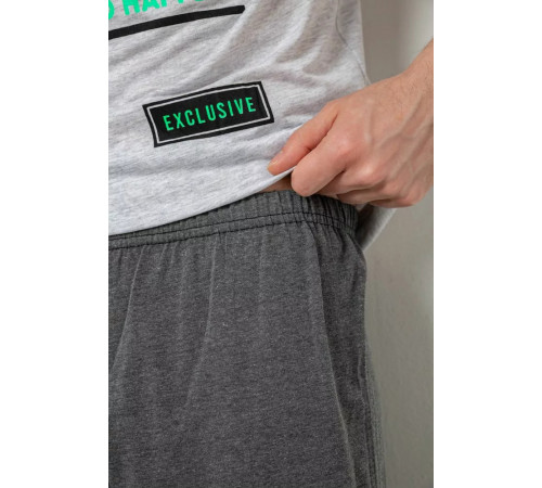 Пижама мужская, цвет серый, 243R6200