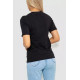 Женская футболка с принтом, цвет черный, 238R57378