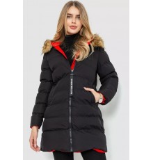 Куртка женская двухсторонняя, цвет черно-красный, 129R818-555.