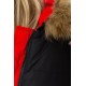 Куртка женская двухсторонняя, цвет черно-красный, 129R818-555.