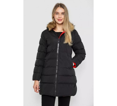 Куртка женская двухсторонняя, цвет черно-красный, 129R818-555. Куртка женская двухсторонняя, цвет черно-красный, 129R818-555.