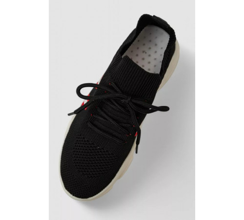 Кросівки жіночі текстильні, колір чорний, 244R232K