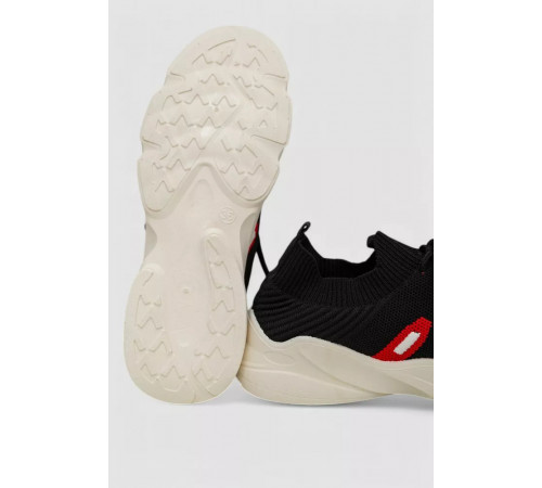 Кросівки жіночі текстильні, колір чорний, 244R232K