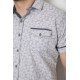 Сорочка чоловіча з коротким рукавом, колір сірий, 214RG601