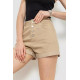 Шорти жіночі стрейчові, колір бежевий, 214R655