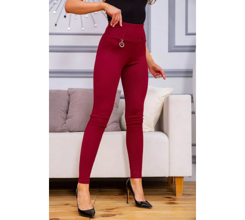 Повседневные женские лосины, бордового цвета, 172R70.