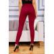 Повседневные женские лосины, бордового цвета, 172R70.