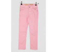 Джинси для дівчаток, колір рожевий, 247R10018