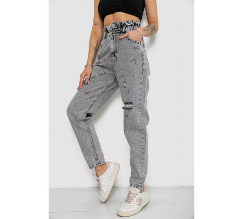 Джинси жіночі Mom-fit, колір сірий, 244R1601S20-LZ Джинси жіночі Mom-fit, колір сірий, 244R1601S20-LZ