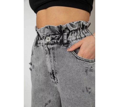 Джинси жіночі Mom-fit, колір сірий, 244R1601S20-LZ Джинси жіночі Mom-fit, колір сірий, 244R1601S20-LZ