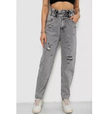 Джинси жіночі Mom-fit, колір сірий, 244R1601S20-LZ