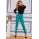 Однотонні жіночі лосини, зеленого кольору, 167R741