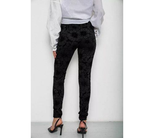 Лосины однотонные, цвет черный, 238R327-3