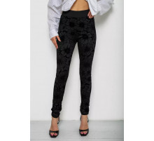 Лосины однотонные, цвет черный, 238R327-3