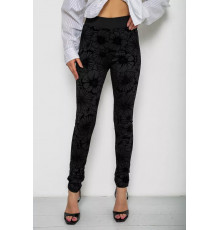 Лосины однотонные, цвет черный, 238R327-3