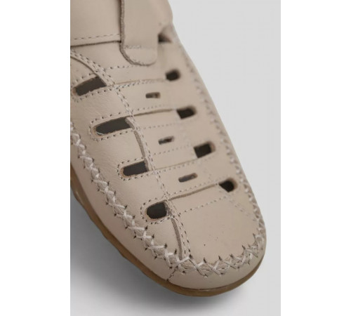 Туфли летние для мальчиков, цвет светло-бежевый, 244RT703.
