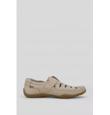 Туфли летние для мальчиков, цвет светло-бежевый, 244RT703.