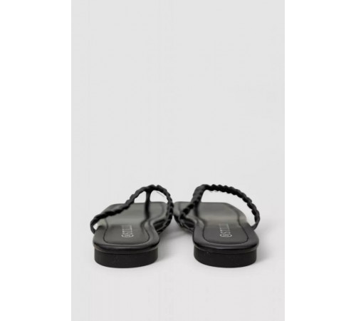 Шлепанцы женские, цвет черный, 248RL115