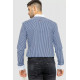 Рубашка мужская в полоску, цвет бело-синий, 214R35-18-308