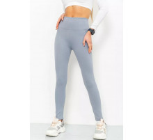 Лосины в рубчик, цвет светло-серый, 221R003