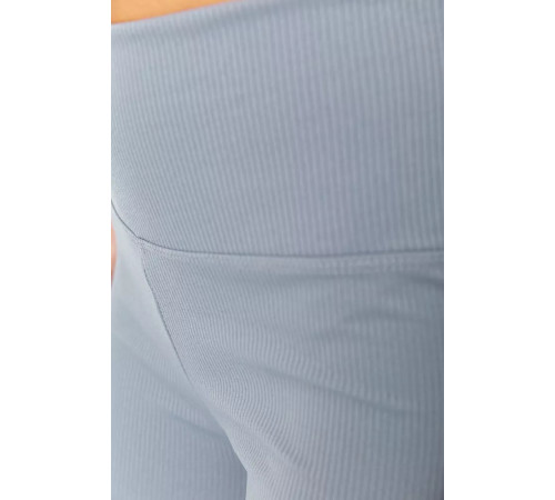 Лосини в рубчик, колір світло-сірий, 221R003