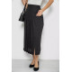 Юбка на подкладке с разрезом, цвет черный, 167R5291