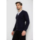 Кофта чоловіча на ґудзиках, колір темно-синій, 238R7783