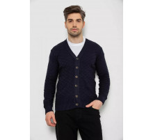 Кофта чоловіча на ґудзиках, колір темно-синій, 238R7783