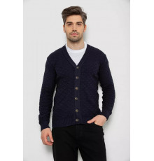 Кофта чоловіча на ґудзиках, колір темно-синій, 238R7783