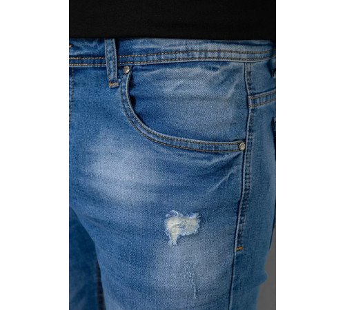 Шорты мужские джинсовые, цвет синий, 244RLS22-0215X