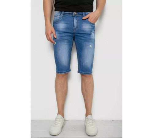 Шорты мужские джинсовые, цвет синий, 244RLS22-0215X