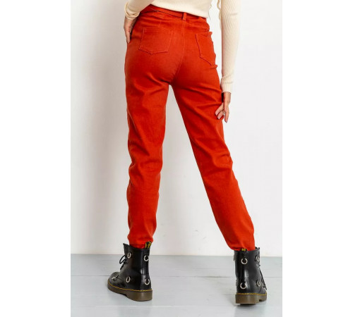Брюки женские, цвет терракотовый, 131R111.