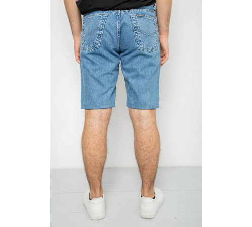 Шорты мужские джинсовые, цвет темно-голубой, 238R2023-1.