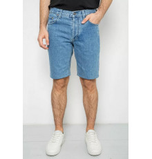 Шорты мужские джинсовые, цвет темно-голубой, 238R2023-1.