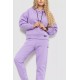 Спорт костюм женский на флисе, цвет сиреневый, 115R0493