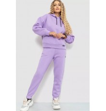 Спорт костюм женский на флисе, цвет сиреневый, 115R0493