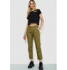 Штани жіночі, колір оливковий, 244R158