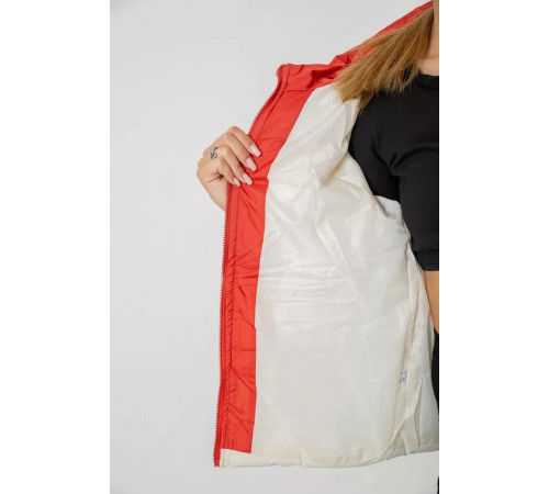 Куртка жіноча демісезонна з рукавом реглан, колір молочний, 244R8023