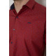 Сорочка чоловіча з принтом, колір бордовий, 214R7340-1