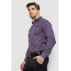 Рубашка мужская с принтом, цвет сливовый, 214R7168