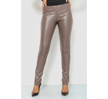 Лосини жіночі з екошкіри, колір мокко, 214R5023
